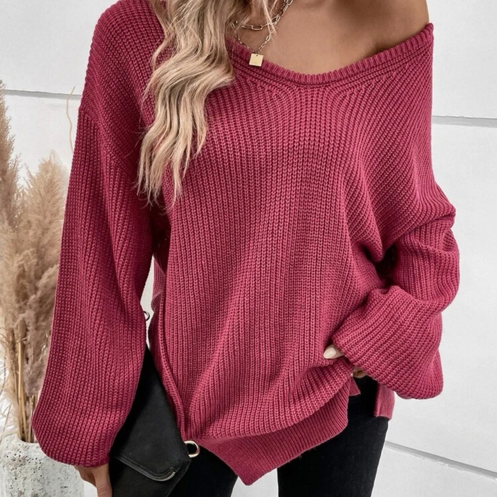 ⚡️Pinkish Red Sweater
